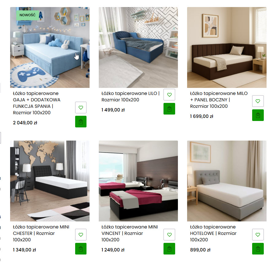 Łóżka tapicerowane 100x200 a modele 90x200 i 120x200 - które wybrać?