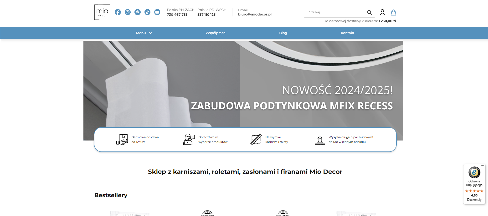 Stabilne mocowanie ciężkich zasłon - na co zwrócić uwagę podczas wykończenia wnętrz?
